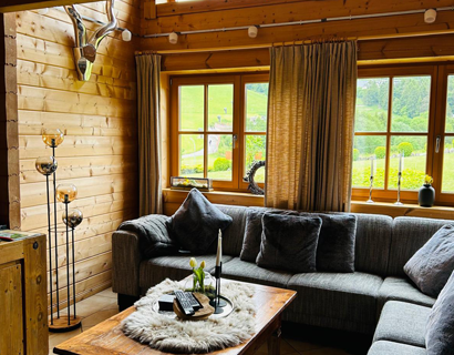 Blockhaus Willingen Wohnraum