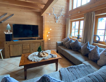 Blockhaus Willingen Wohnraum